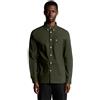 Lyle & Scott Camicia da Uomo a Maniche Lunghe con Colletto Oxford