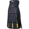 Suncadmious Kilts di utilità Moderna - Kilts di utilità più di Dimensione Scozzese Ibrido Nero Cotone & Lana acrilica Tartan Kilts di utilità