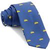 Cencibel Smart Casual Cravatta Macchina Automobili Giallo con fondo Blu