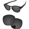 PapaViva Lenti di ricambio per occhiali da sole Oakley Latch OO9265, 53 mm, polarizzate, colore: nero