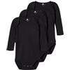 NAME IT Nbnbody 3p LS Solid Noos Nbnbody 3P LS Solid Noos Unisex - Adulto (Pacco da 1)
