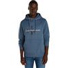 Calvin Klein Felpa Uomo Seasonal Monologo Regular con Cappuccio, Blu (Blue Coast), S