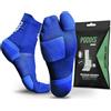PODOKS® Calze Running PRO Uomo e Donna | Compressione sportiva e imbottitura strategica | Sollievo per fascite plantare | Ideali per padel, tennis, trail e altri sport