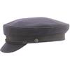 Balke - Cappello da Capitano da Marinaio dell'Elba con Cordino per Uomo (57, Blu)