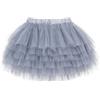 CAMILIFE Bebè Bambine Ragazze Gonna Tutu Gonna a Strati Gonna Principessa Gonna Corta Mini Gonna Tutù Danza Classica con Elastico in Vita Costume Accessorio Basic - Blu-grigio Taglia del Produttore 100