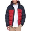 Tommy Hilfiger Hooded Puffer Jacket (Standard And Big & Tall) Giù Alternative Outerwear Cappotto Uomo (Pacco da 1)