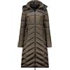 Geographical Norway BLANCHE LONG NAVY DB LADY 0116 NAVY (WZ5476F/GN-MARINE) - Giacca invernale da donna, con cappuccio, lunga, calda, comoda, chiusura lampo