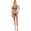 Rip Curl Athletic Criss Cross Surf Bikini Top with Adjustable Straps-Bathing Suit for Beach & Pool Parte Superiore, Blu Mare, XL Donna