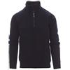 noTrash2003 Half Zip Sweatshirt - Felpa da lavoro compatibile con Payper Miami, per ufficio, lavoro e tempo libero, tessuto elasticizzato a costine su maniche e vita, 300g/mq, 70% cotone, dalla XS