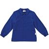 Siggi Group Casacca Grembiule Scuola SIGGI Linea Happy School - Elementare Bambino Colore Blu Senza Ricamo - Abbottonatura Centrale con Zip. Disponibile nelle taglia dalla 6 a 13 anni