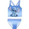 Disney Lilo & Stitch - Costume da bagno intero per bambine, costume da bagno a pezzo unico, raffigurante Stitch e Angel, multicolore, età 5-13 anni, 12-13 Years