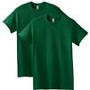 Gildan T-Shirt da Uomo in Cotone Pesante, Stile G5000, Confezione Multipla, Verde Bosco (Confezione da 2), L
