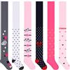 Libella Confezione da 6 collant da bambina per bambini, taglia 74/152, caldi per inverno, autunno e primavera 27241, 6-2715, 134-140