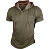 MakingDa Felpa con cappuccio a maniche corte da uomo per allenamento palestra pullover con cappuccio tasca atletica vestibilità muscolare felpa estiva leggera corsa boxe escursionismo sport felpe con