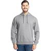 Fruit of The Loom Eversoft - Felpa con Cappuccio da Uomo, in Pile, con Cerniera Intera, Traspirante e Traspirante, Taglie S-4X, Pullover - Grigio Heather, L