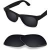 BlazerBuck Lenti di ricambio polarizzate anti-sale per occhiali RayBan Meta Wayfarer RW4006, Nero Polarizzato, 0