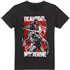 Cotton Soul Deadpool & Wolverine Deadpool & Wolverine Fight, maglietta da uomo, nera, Nero , M