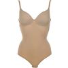 LORMAR Body Lormar imbottito con coppe stretch retro taglio laser articolo Mousse (5°, Nudo)