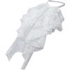 JADEWaa Elegante regolabile increspato Jabot Neck Falso Collar a strati in pizzo collo ruff camicia cravatta anteriore per eventi a tema medievale Colletto vittoriano, bianco, Taglia unica