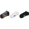 Happy Socks 3-Pack Star Low Socks Calzini, Nero, M-L (Pacco da 3) Unisex-Adulto
