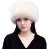 Wokuaile Cappello Colbacco Invernale Donna Cappello in Pelliccia Sintetica Stile Cosacco Russo Beige