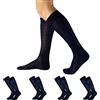 CALZITALY Calze Uomo Filo di Scozia, Calze Uomo Cotone, Calze Estive Uomo, Made in Italy (IT, Numero, 39, 42, Regular, Regular, 4, Navy - Lungo)
