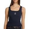 GUESS Donna Canotta W4YP48KA0H1 Cotone Blu Scuro S