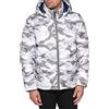 Tommy Hilfiger Classica Giacca con Cappuccio Rivestimento Alternativo al Piumino, Camouflage Bianco, L Uomo