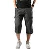 Onsoyours Pantaloni Corti Bermuda Cargo Pantaloncini Uomo 3/4 Shorts Estivi Traspirante con Tasche Shorts Pantaloncini Corti da Lavoro da Uomo A GrigioScuro XXL