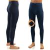 sesto senso Calzamaglia Lunga Uomo 100% Cotone Biancheria Intima Pantaloni Termici Funzionali S Blu Scuro