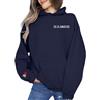 Generic Felpe morbide da donna allentate comode vestibilità oversize personalizzata ricamata con numeri romani felpa coppia camicia iniziale sulla manica anniversario anno data personalizzata felpa con
