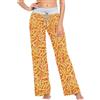 Yoogain Yummy fritte fritte pigiama giallo per le donne con pantaloni da notte usura donna per adulti pigiama X-Small, Deliziose patatine fritte gialle, X-Small
