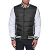 Tommy Hilfiger Bomber Trapuntato Varsity da Uomo Puffer, Nero/Bianco