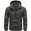 Generico Giacca Invernale Uomo Lungo, Giubbino Antivento e Impermeabile con Cappuccio - Elegante Parka con Cerniera e Fodera per Outdoor