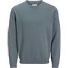 JACK & JONES Knitted Pullover Plain Knitted Pullover | Knit Fit, Semplice, Maniche lunghe, Casual, Temperatura massima di 40°C ciclo delicato