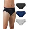 Risalti Slip Uomo Bamboo 3 pz - Mutande Uomo Senza Cuciture ed Etichette, Slip Intimo Comodo e Traspirante più Morbido del Cotone - Made in Italy