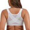 MELENECA Donna Non Imbottito Reggiseno Posturale con Chiusura Frontale Post Chirurgia Supporto per la Schiena - Senza Ferretto
