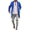 SAUTRV Trench da uomo slim fit, cappotto invernale lungo monopetto casual invernale caldo da lavoro slim fit soprabito invernale caldo giacca lunga da lavoro slim fit slim fit risvolto windebreaker