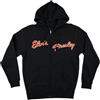 Elvis Presley Elvis Presley Black/Red Photo Back Zip Hoodie Felpa con Cappuccio Unisex - Adulto