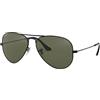 Ray-Ban Ray Ban RB 3025 Black 002/58 - Occhiali da sole polarizzati, unisex, 62 mm, Nero, 62-14-135