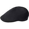 Kangol Coppola Tropic 507 Ventair Uomo - Berretto Estivo Cappello Piatto con Visiera Estate Primavera/Estate - XXL (62-63 cm) Nero