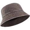 Zylioo Cappello alla pescatora per grandi teste da uomo e da donna, cappello pieghevole da sole, cappello da pesca in spiaggia e da viaggio in cotone lavato, Foderato caffè, XX-Large