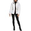 GUESS Piumino da donna trapuntato per il freddo, bianco, Small