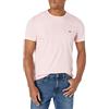 Lacoste T-shirt da uomo in jersey di cotone Pima girocollo a maniche corte, Rosa di loto., 4XL
