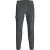 JACK & JONES Jeans Carrot Fit Chiusura : Chiusura a Zip Tasche : Tasche Cargo, Tasche Posteriori, Tasche Frontali Fianchi : Vita Alta Dettagli Gambe : Orlo a Coste Lavaggio : Stonewash per Un Effetto