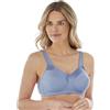 Bestform Donna 5006715 Reggiseno in Cotone Senza Ferretto con Coppe sfoderate, Pervinca, 6D