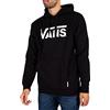 Vans Felpa con Cappuccio Classic Po Uomo, Nero, L