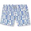 JACK&JONES PLUS Costume da Bagno da Uomo, Blu Scintillante, 48