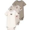 NAME IT Nbnbody 3p Ss Pumice Bear Noos Nbnbody 3P Ss Pumice Bear Noos Unisex - Adulto (Pacco da 1)