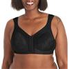Playtex Women's Front-Close Bra, Black, 42D